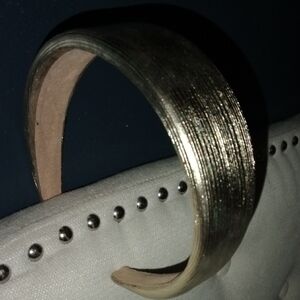 Gold Textured Head Band